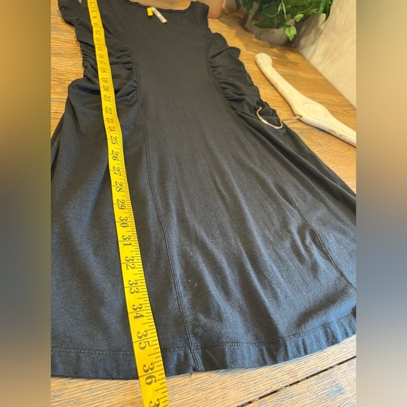 LOLË Black Sleeveless waist Ruched Dress size M - Picture 7 of 10